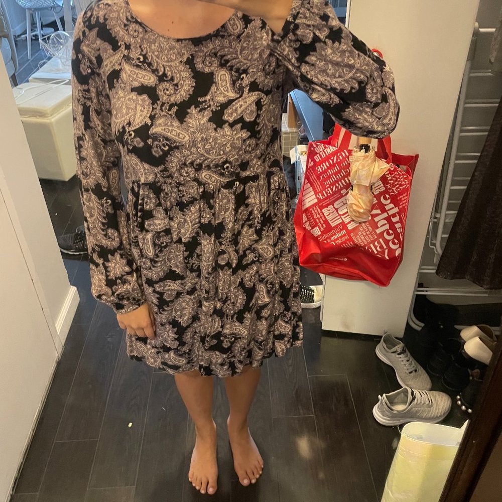 Zara Paisley Swing Dress
